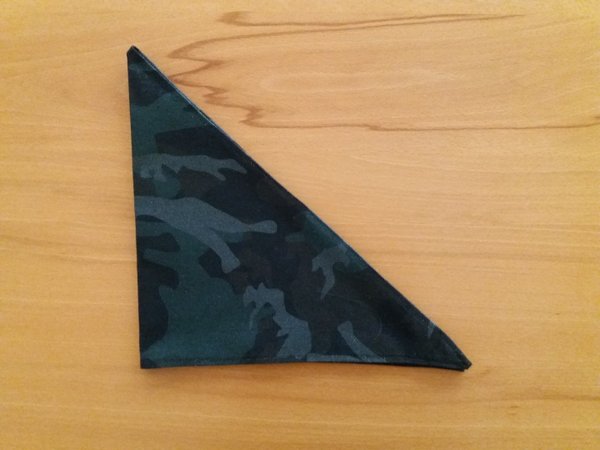 Hals-, Kopftuch / Mundschutz – Camouflage night green